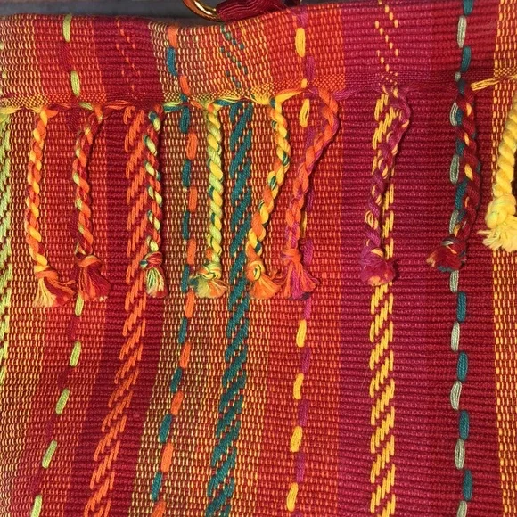 Multicolor bamboo handles handbag NWOT - Picture 3 of 5